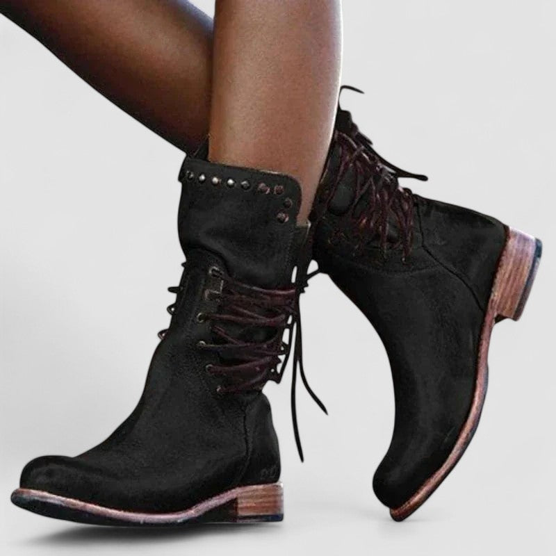 Rachele | Bottines Western Vintage à Lacets
