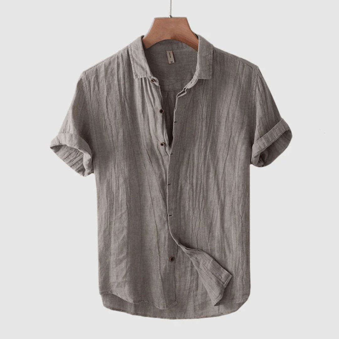 LOREN | Chemise en lin à manches courtes