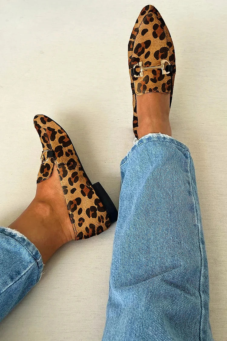 Juul | Mocassins raffinés imprimés aux détails subtils