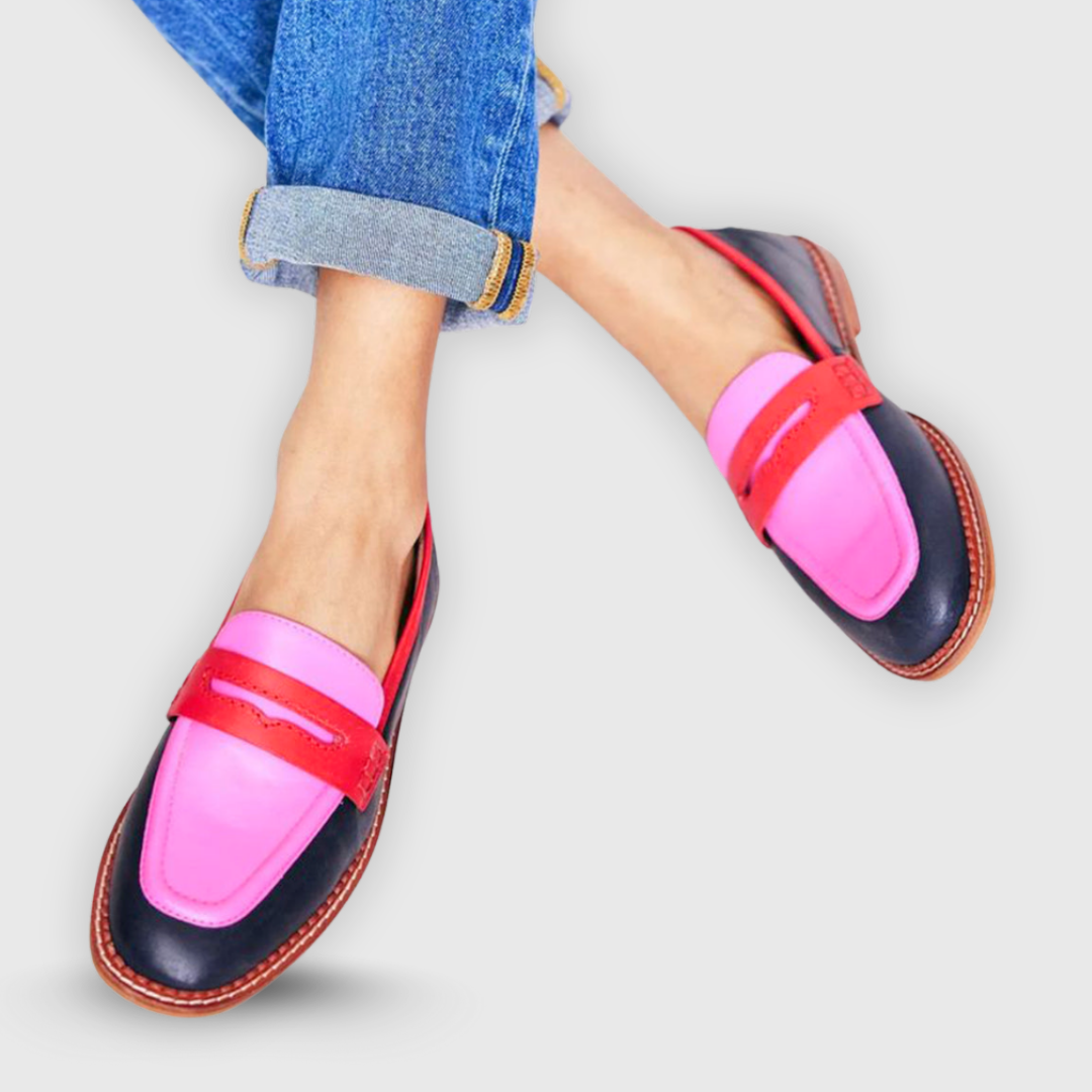 Greta | Mocassins Contrastés