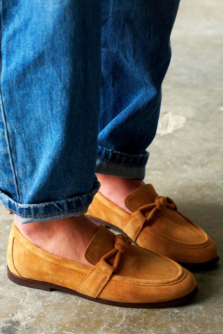 Anaïs | Mocassins Bout Rond Tressés