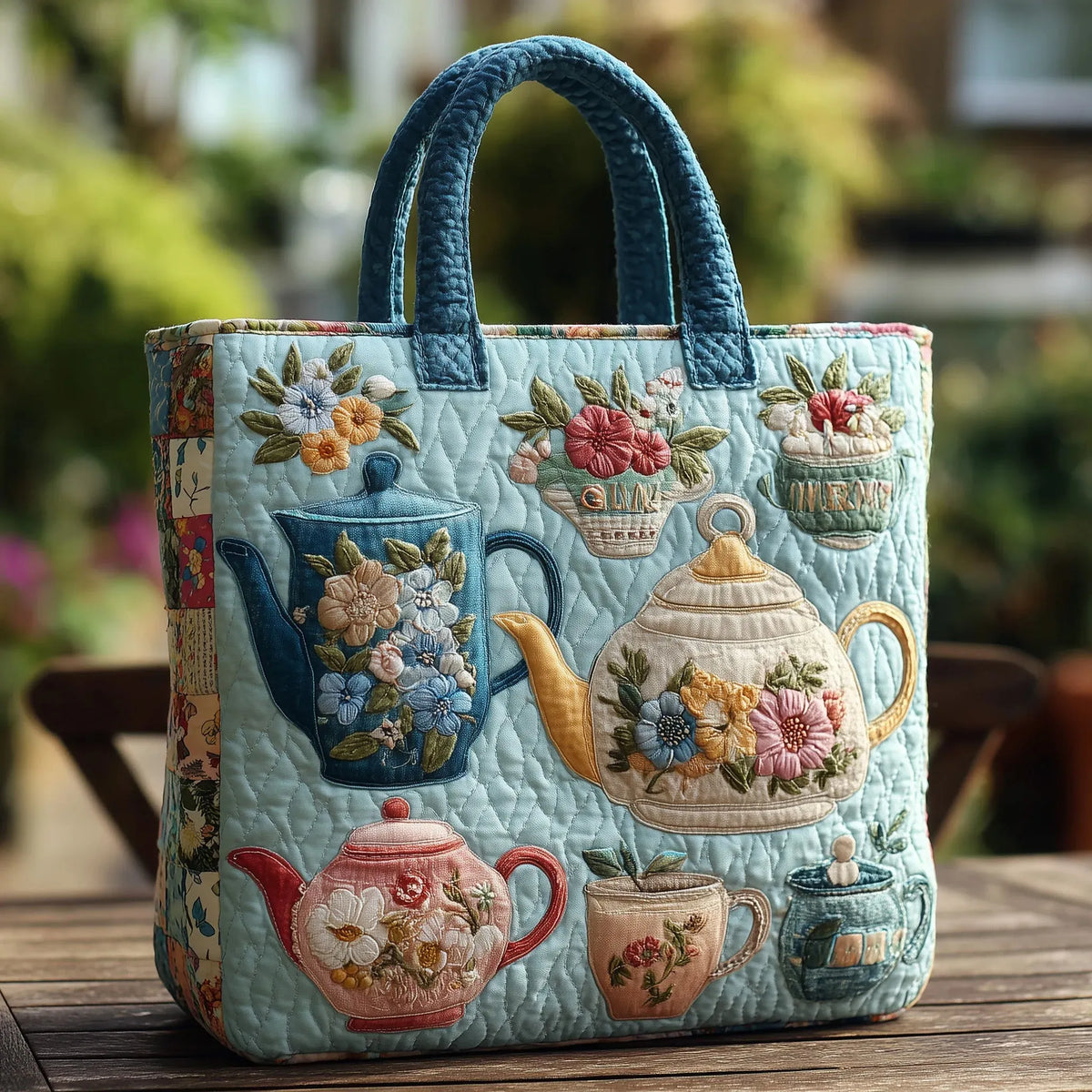Miranda | Sac Matelassé Motif Floral