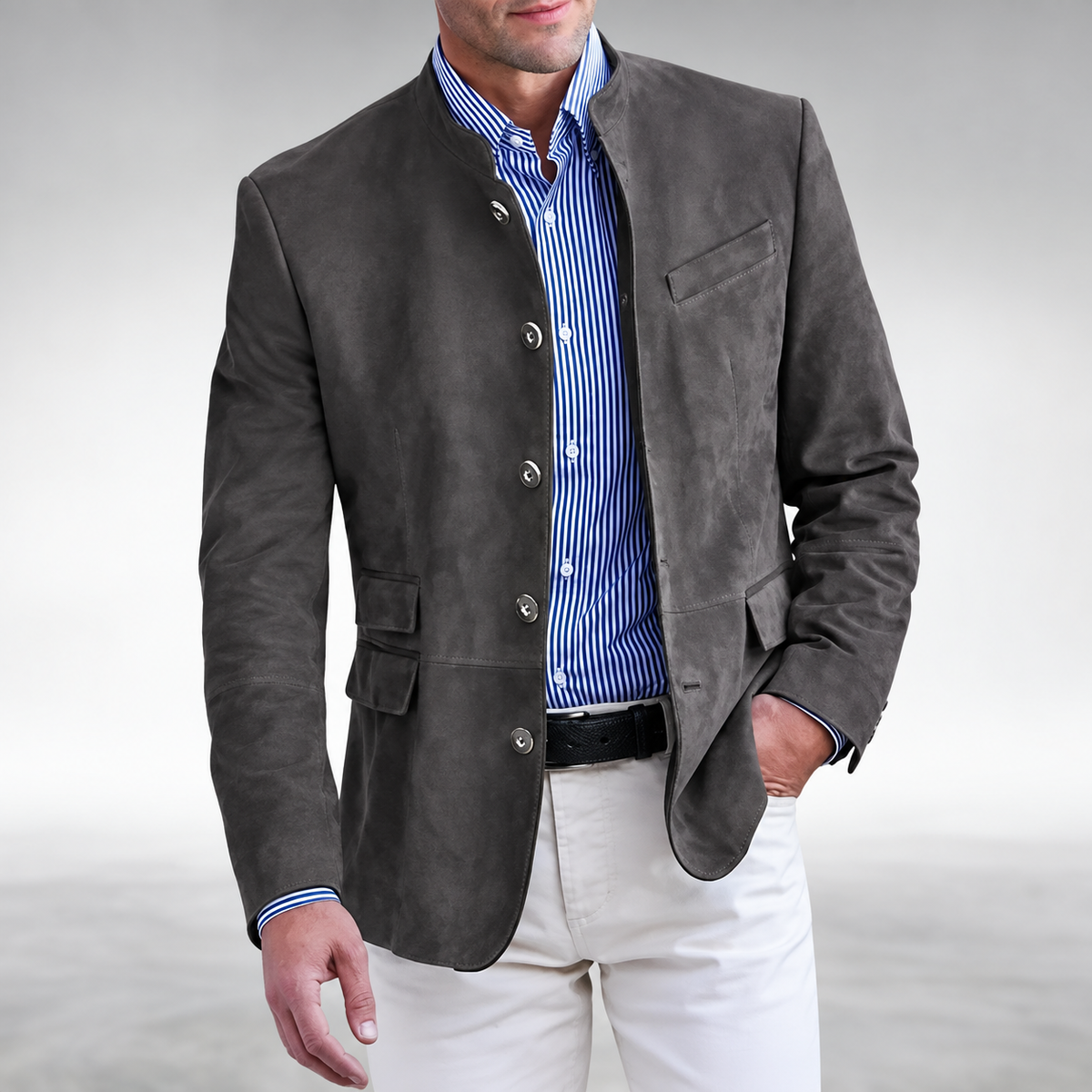 Eric | Veste en Suédine