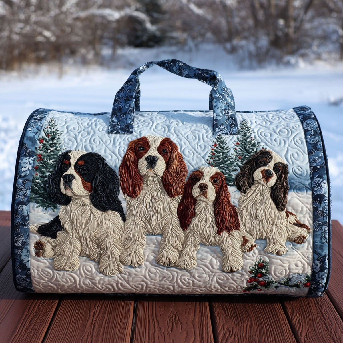 Matilde | Sac de Voyage Matelassé Cocker Spaniel
