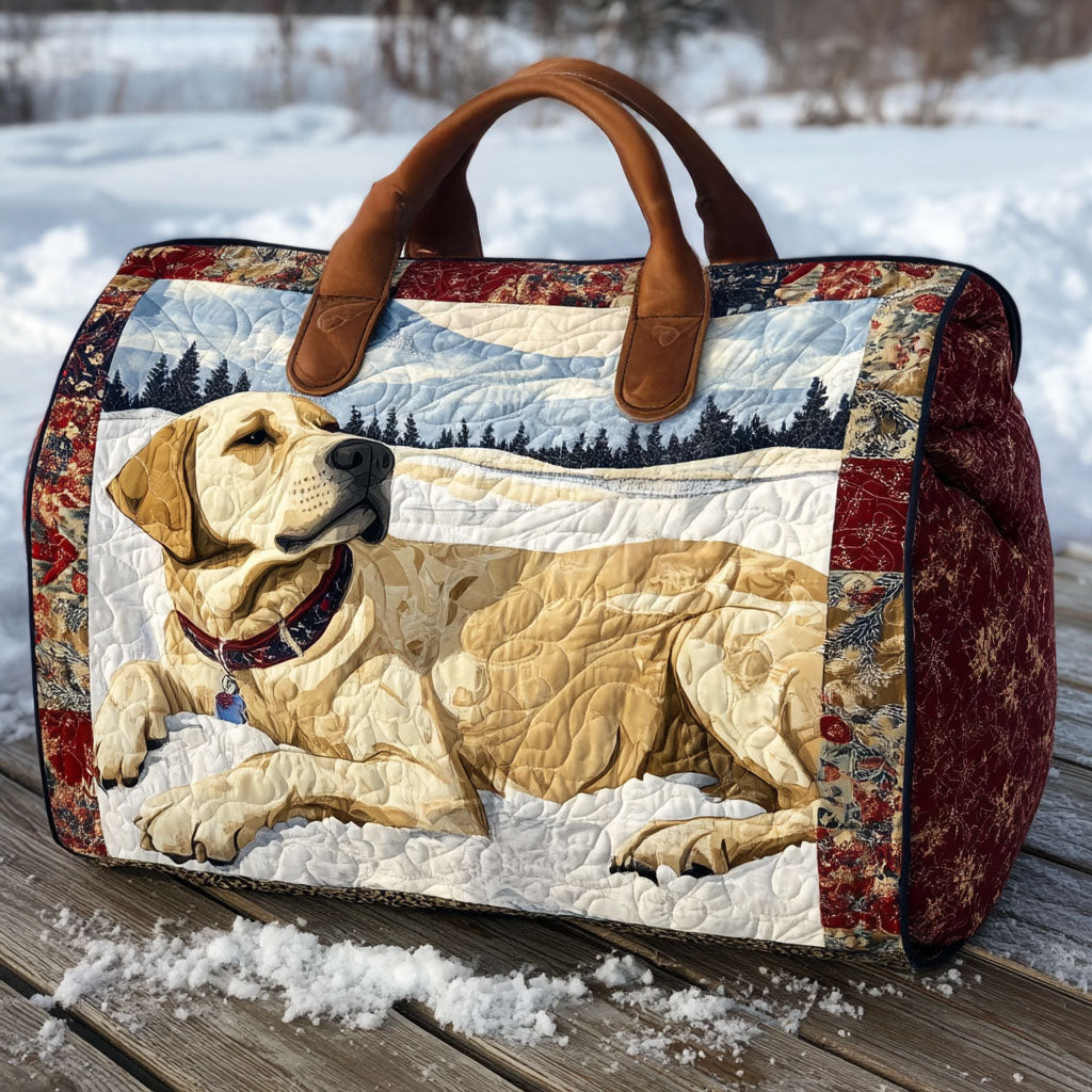 Rebecca | Sac de Voyage Matelassé Golden Retriever