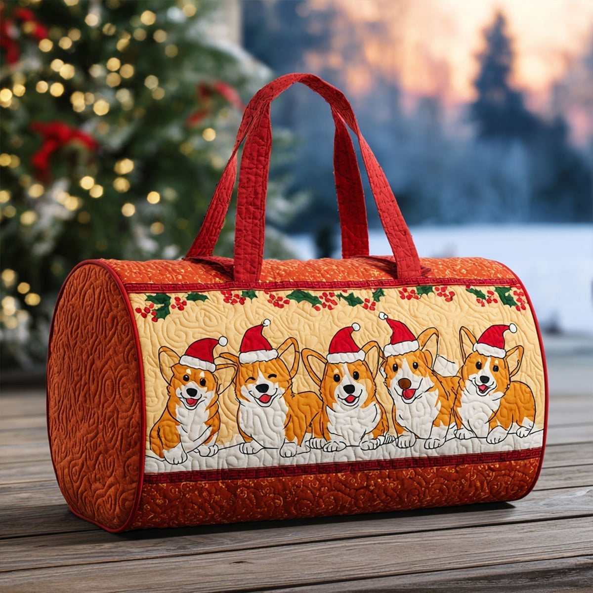 Nicoletta | Sac de Voyage Matelassé Chien