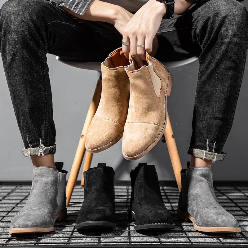 Bastien | Bottines Élégantes en Suède