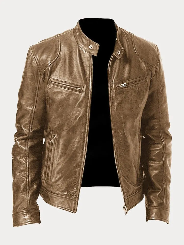 STEFANO | Veste homme en cuir de saison