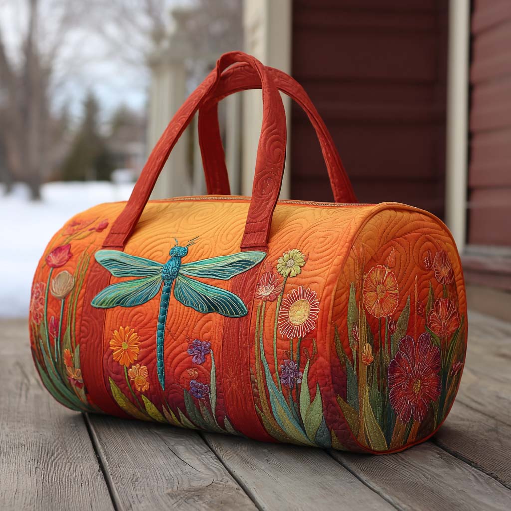 Fabiola | Sac de Voyage Matelassé Papillons en Vol