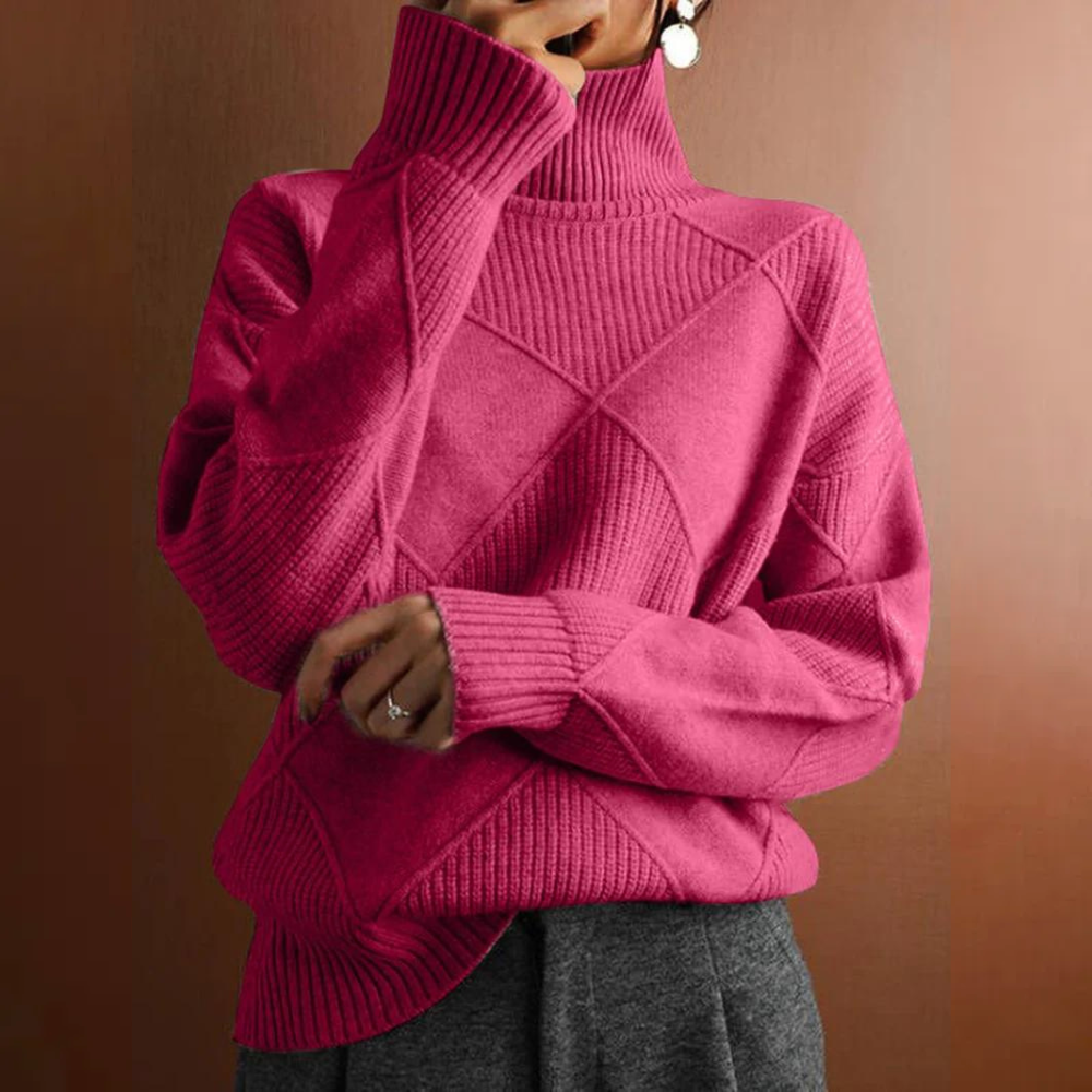Marcelle | Pull Chunky Col Montant