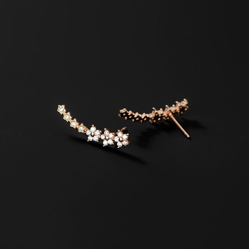 Chiara | Boucles d'Oreilles Fleuries Intemporelles