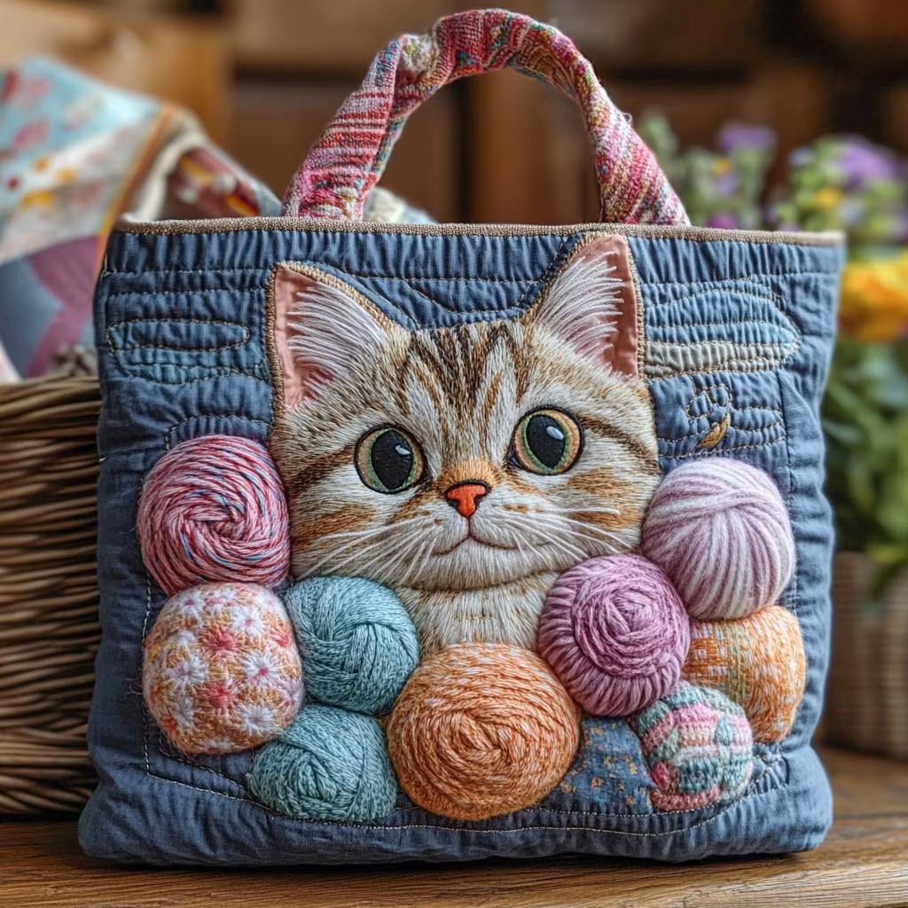 Norma | Sac Matelassé Chat à Spirales