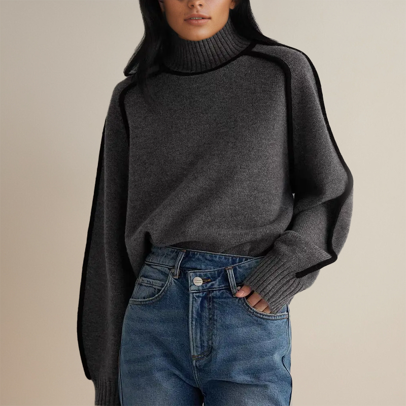 Lara | Pull Col Montant