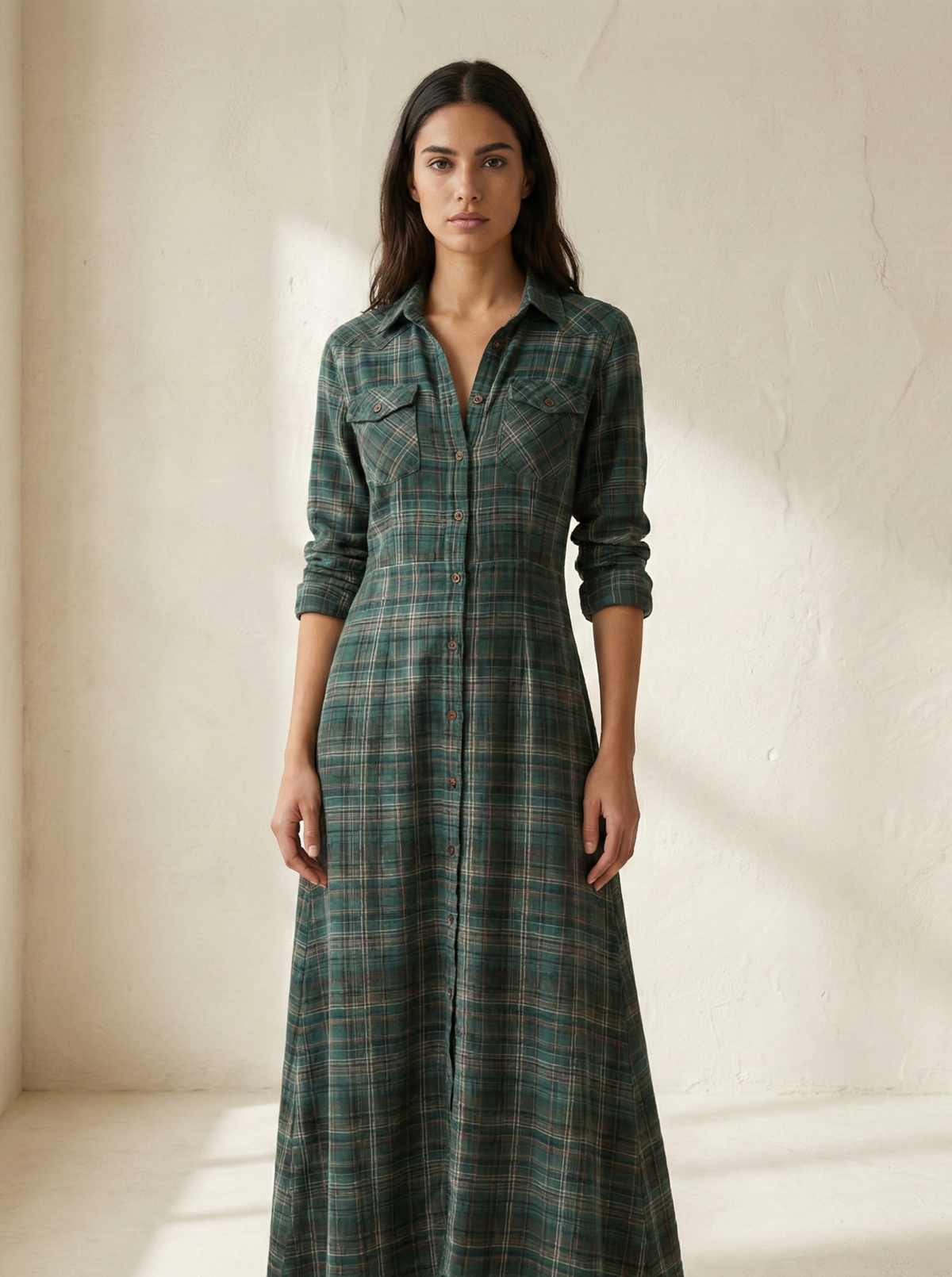 AMELIA | Robe longue de saison