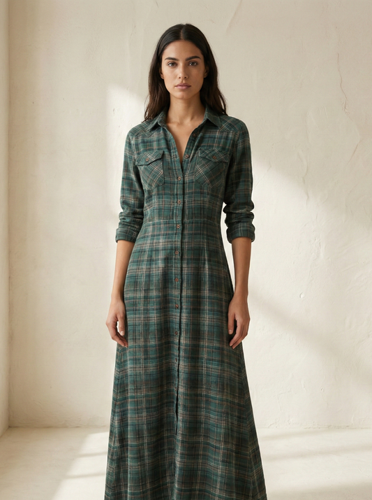 AMELIA | Robe longue de saison