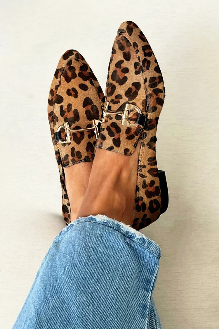 Juul | Mocassins raffinés imprimés aux détails subtils
