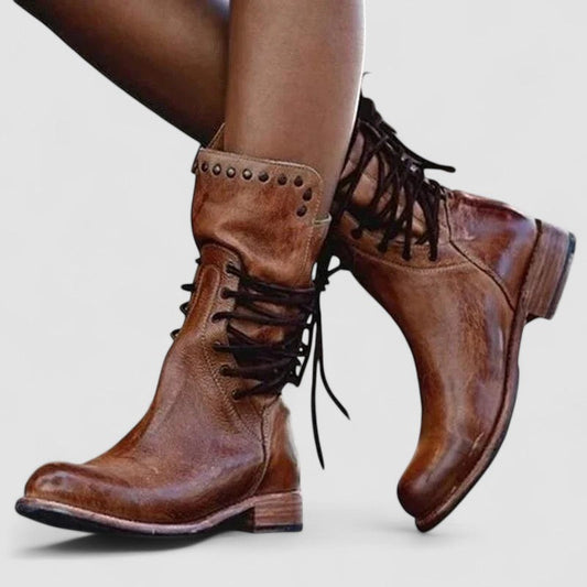 Rachele | Bottines Western Vintage à Lacets