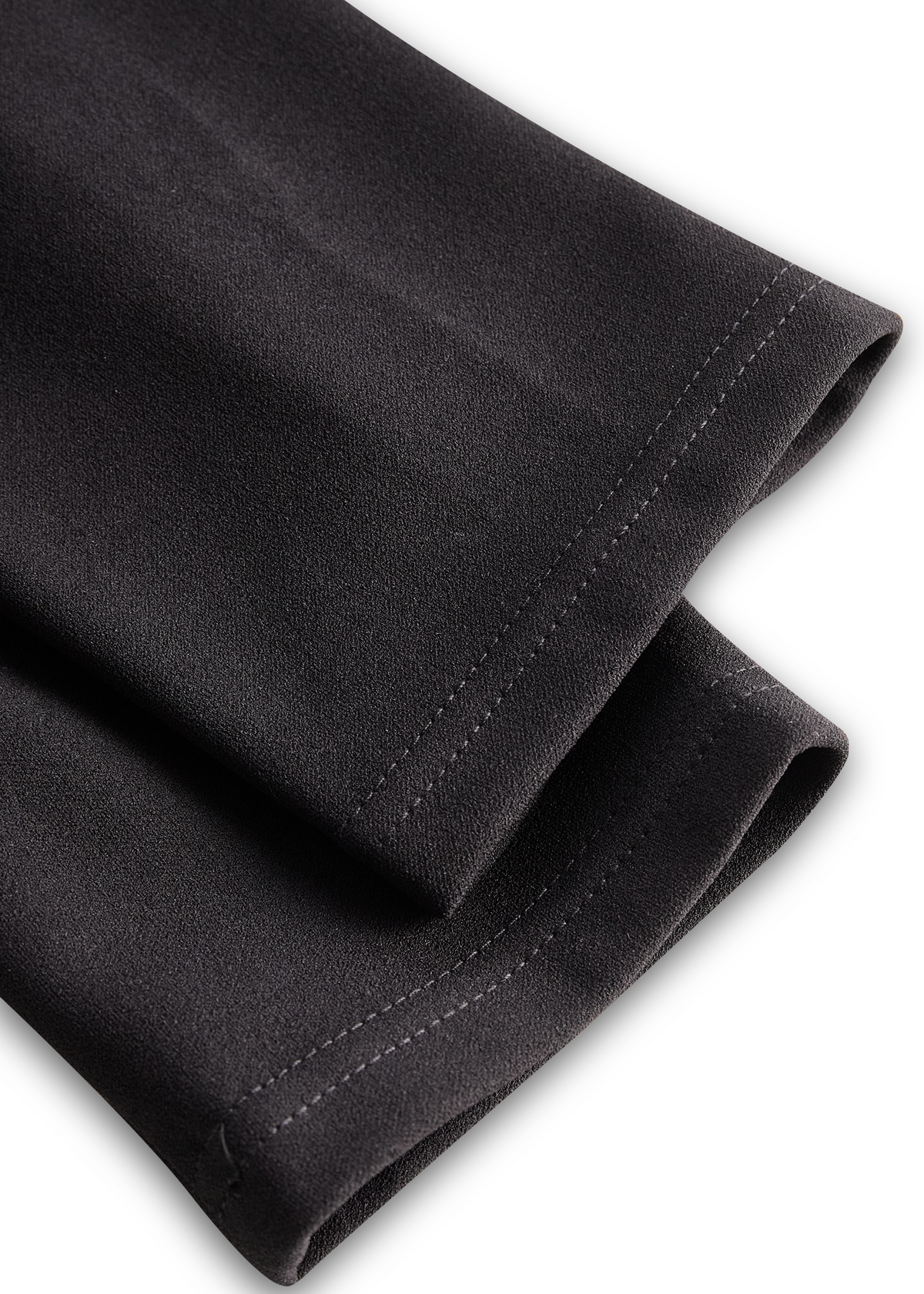 DALIA | Robe élégante à col mao et ceinture