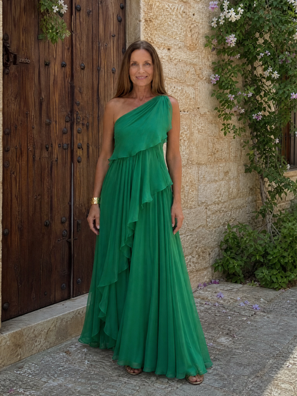 Tracey | Robe Longue Fluide et Élégante pour Femme