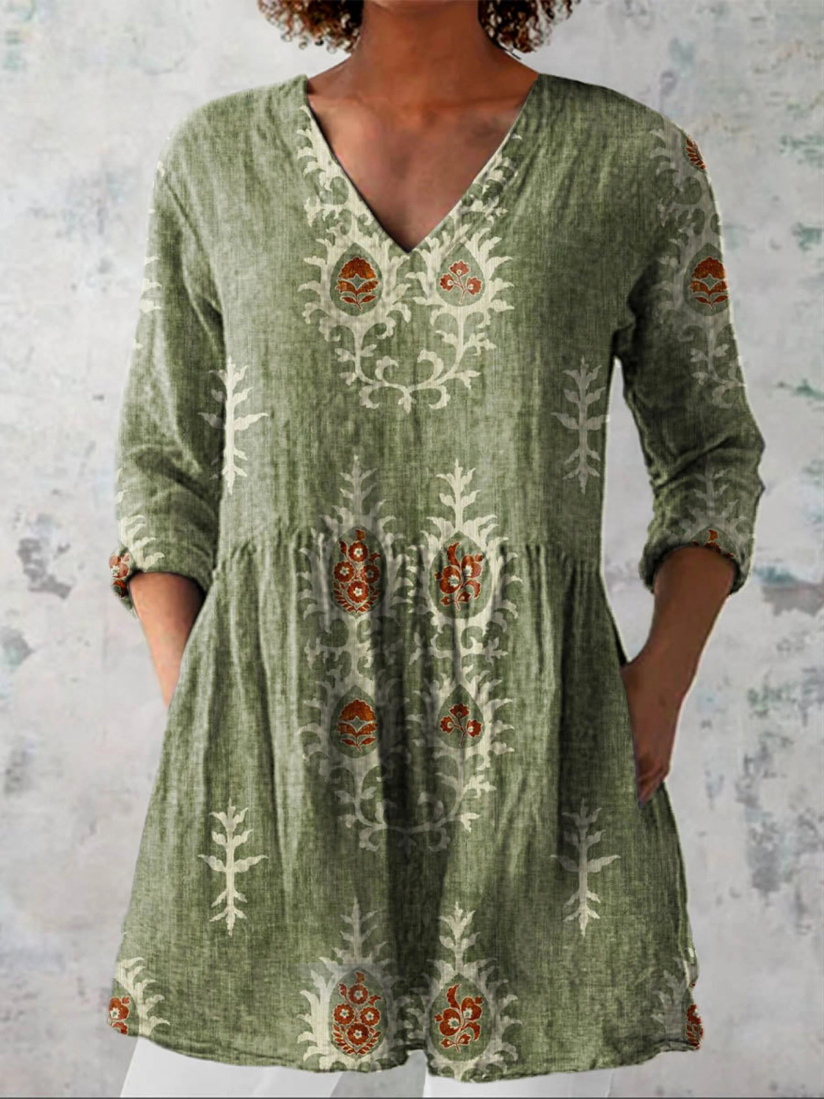 Blair | Chemise Longue à Imprimé Expressif