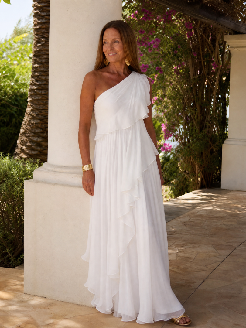 Tracey | Robe Longue Fluide et Élégante pour Femme