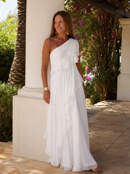 Tracey | Robe Longue Fluide et Élégante pour Femme