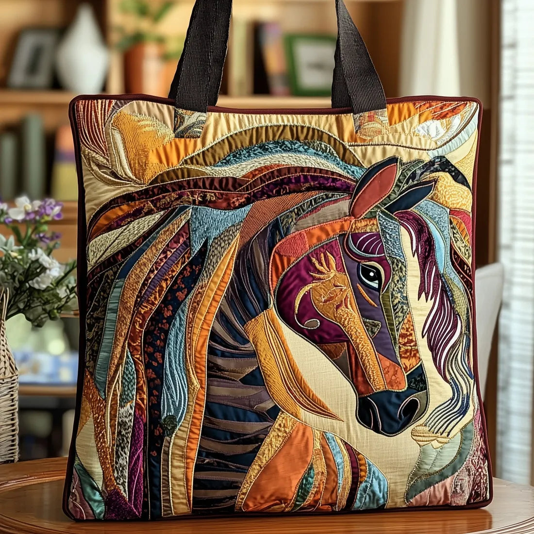 Caterina | Sac Matelassé Cheval Mosaïque Multicolore
