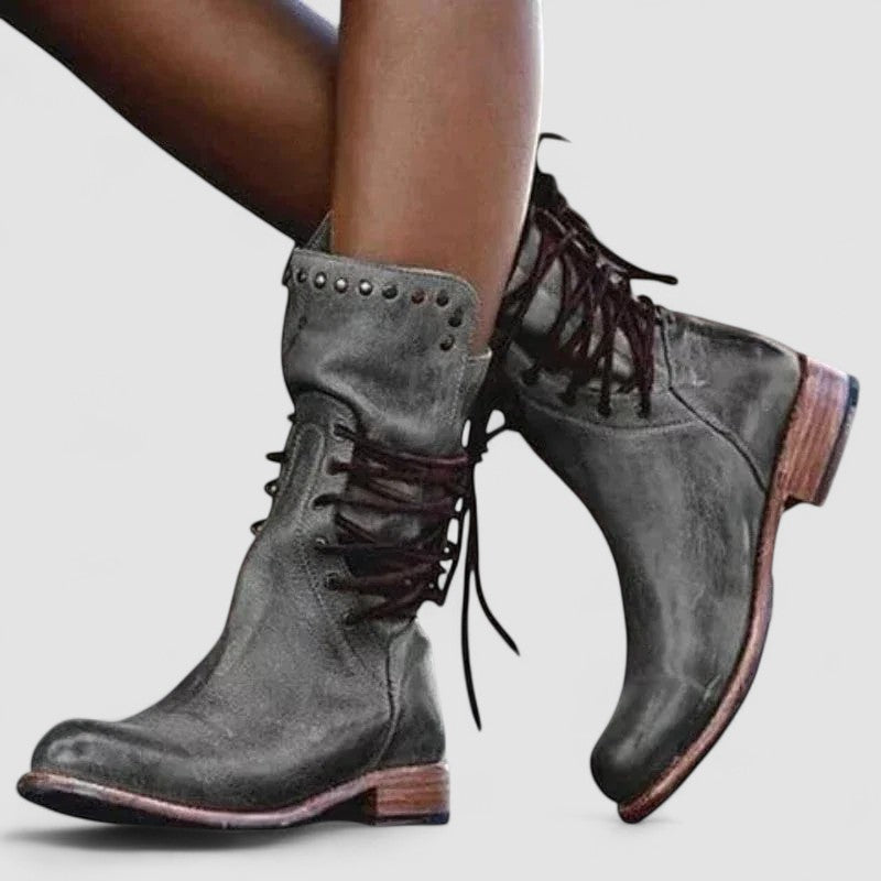 Rachele | Bottines Western Vintage à Lacets