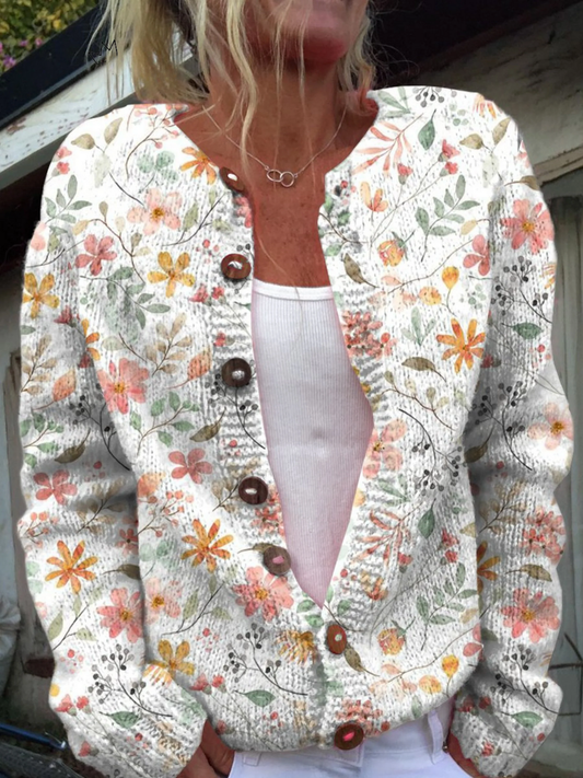 Ippolita | Cardigan Fleuri en Maille Vintage