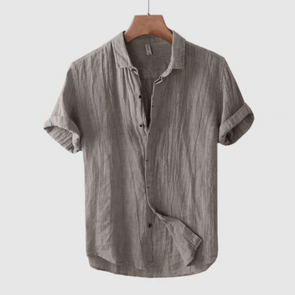 LOREN | Chemise en lin à manches courtes