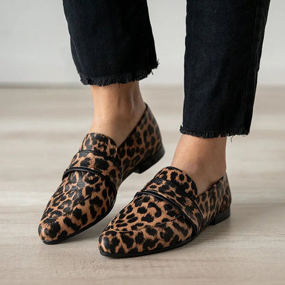 Éloïse | Mocassins Pointus Patchwork Léopard