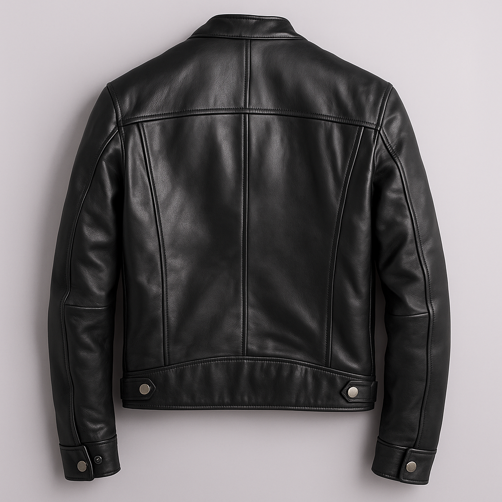 RECIO | Veste vintage en cuir zippée