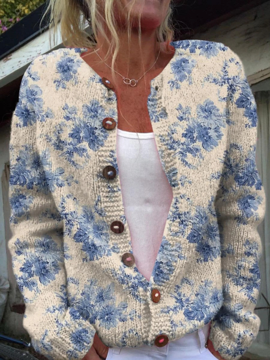 Clarissa | Cardigan en Maille Vintage