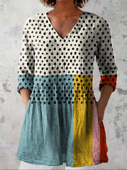 Nola | Chemise Longue à Imprimé Expressif