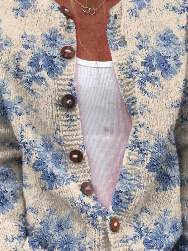 Clarissa | Cardigan en Maille Vintage