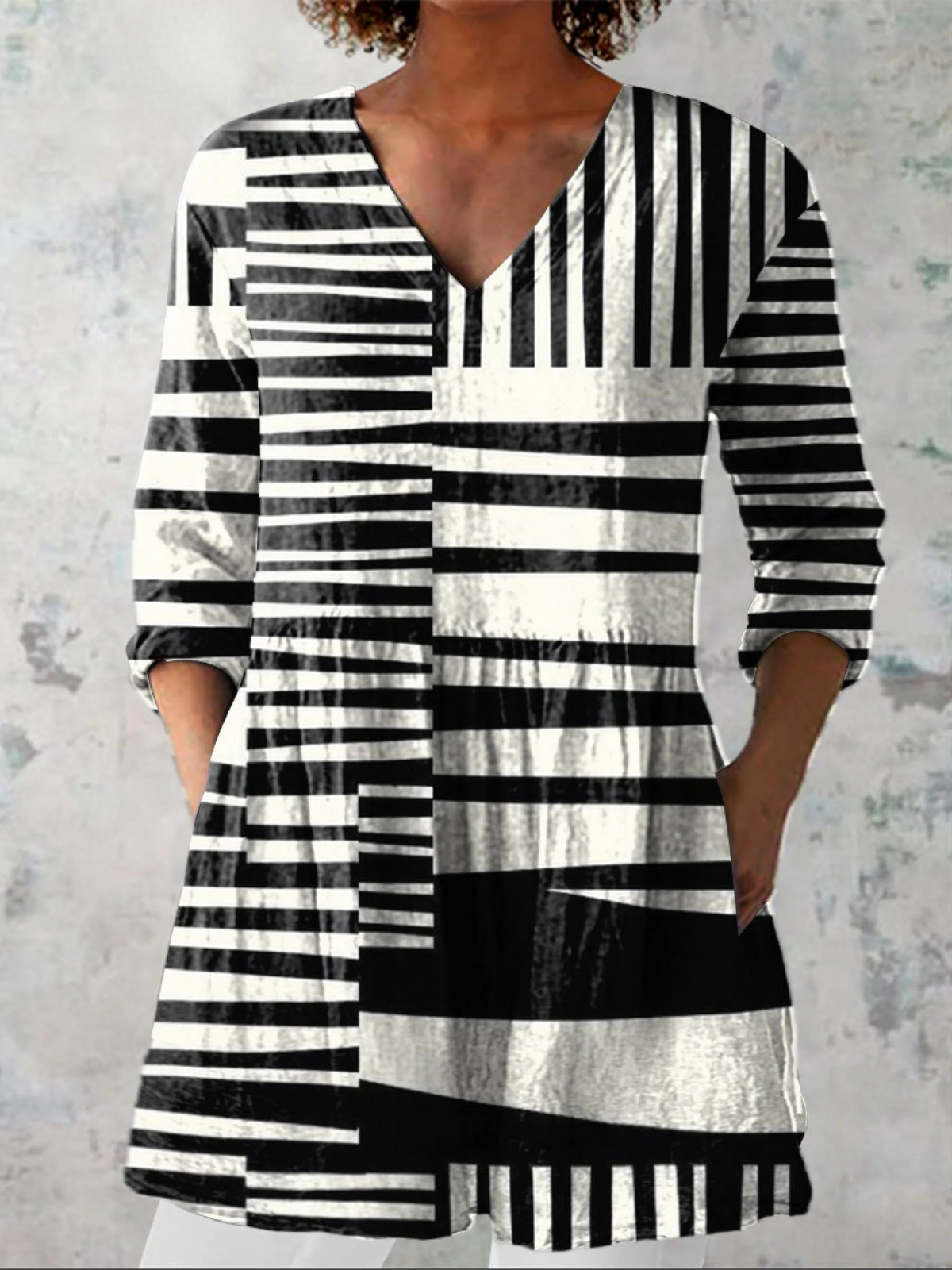 Quinn | Chemise Longue à Imprimé Expressif