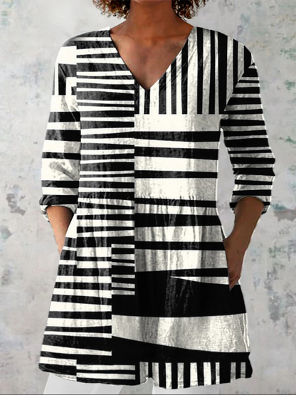 Quinn | Chemise Longue à Imprimé Expressif