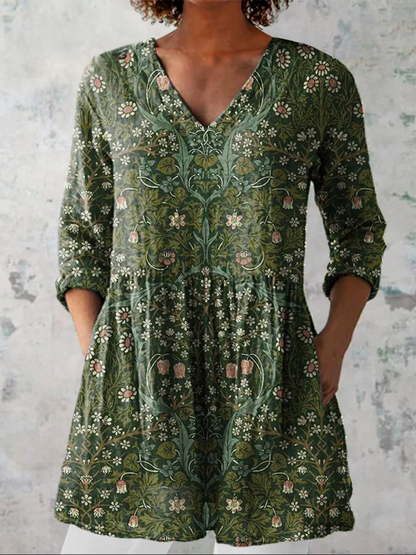 Skye | Chemise Longue à Imprimé Expressif