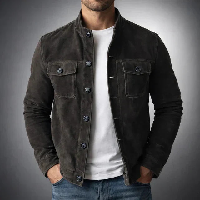 LORENZO | Veste homme en daim