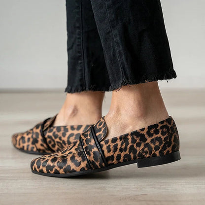 Éloïse | Mocassins Pointus Patchwork Léopard