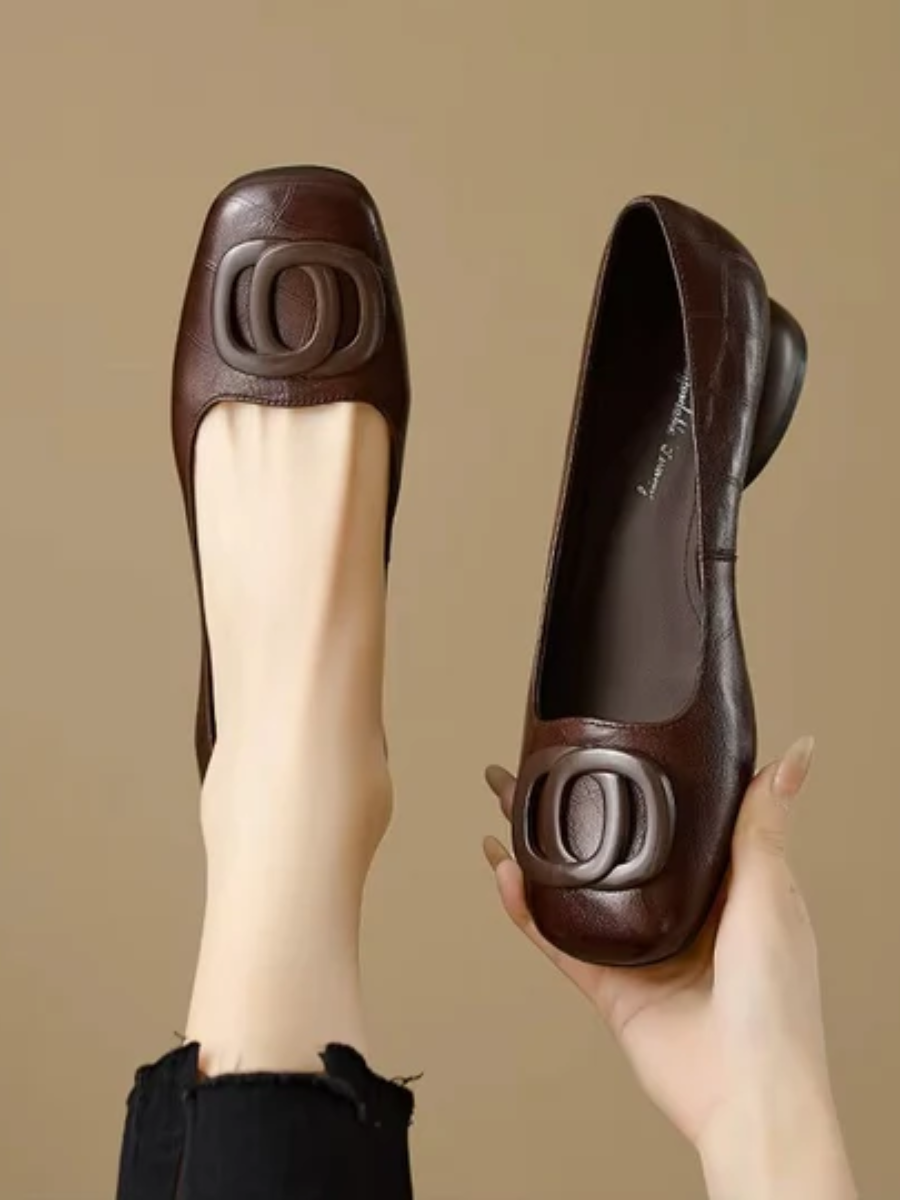 Ballerines Opium en Cuir