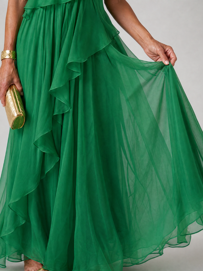 Tracey | Robe Longue Fluide et Élégante pour Femme