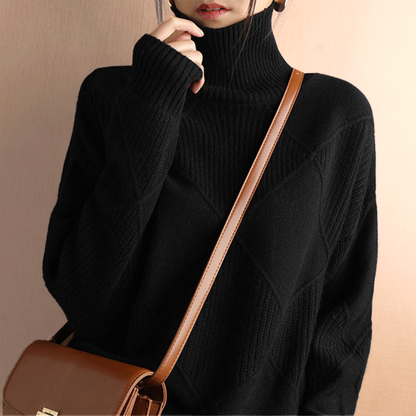 Marcelle | Pull Chunky Col Montant