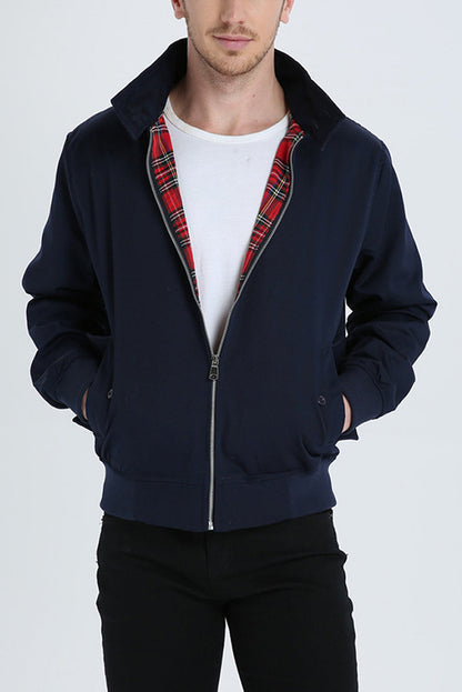 Harryson | Veste Harrington Doublure Tartan