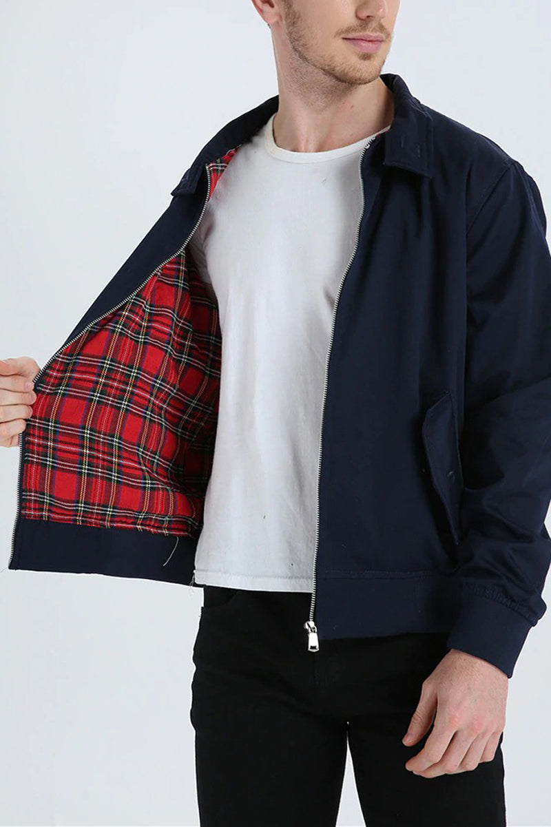 Harryson | Veste Harrington Doublure Tartan