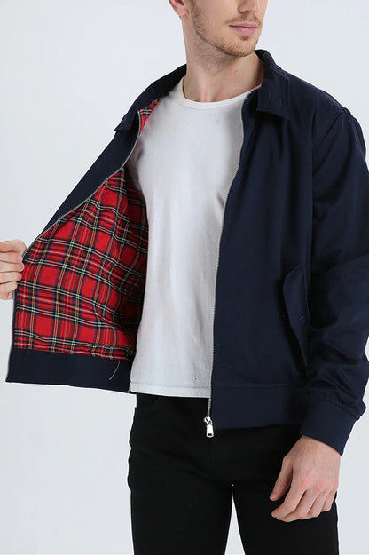 Harryson | Veste Harrington Doublure Tartan