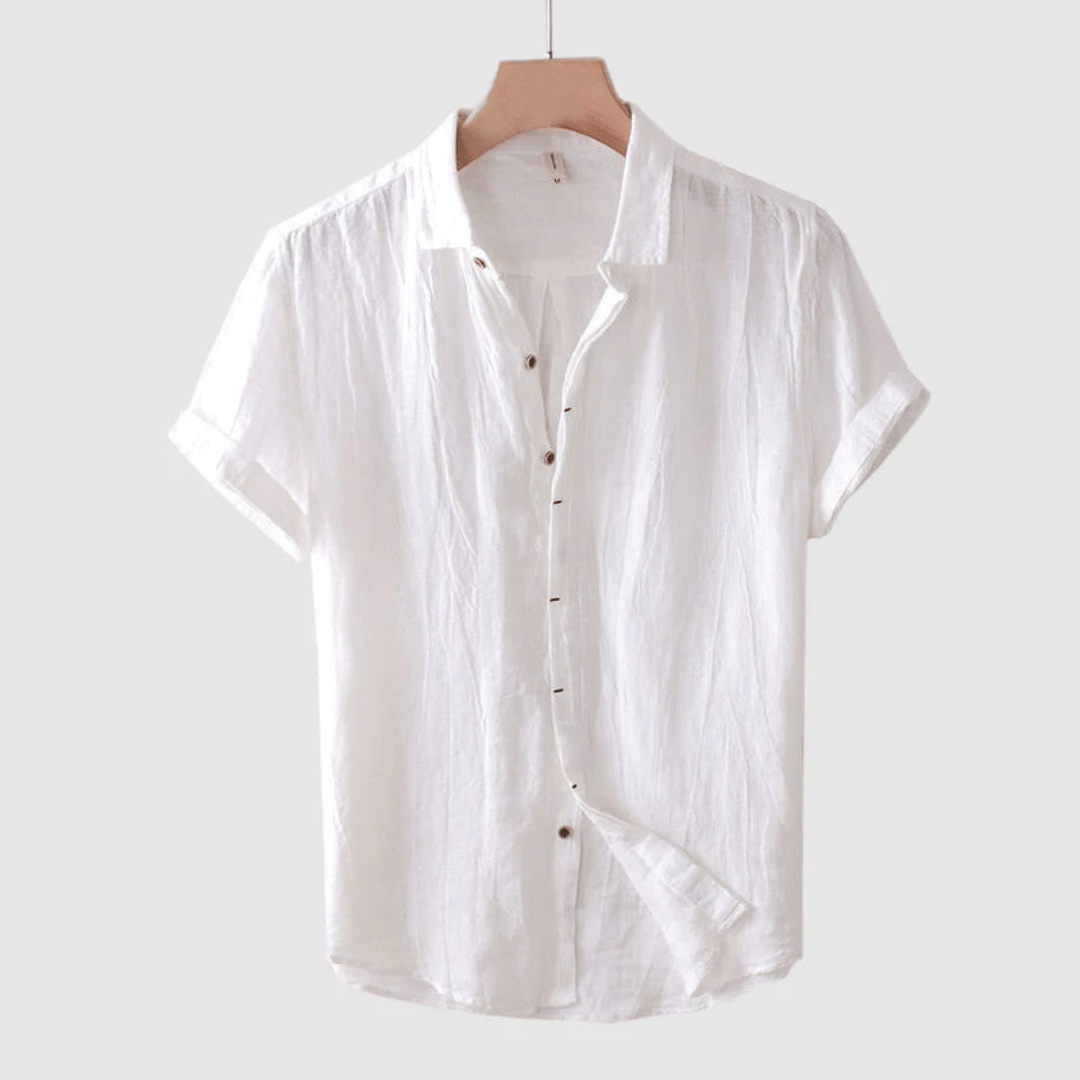 LOREN | Chemise en lin à manches courtes