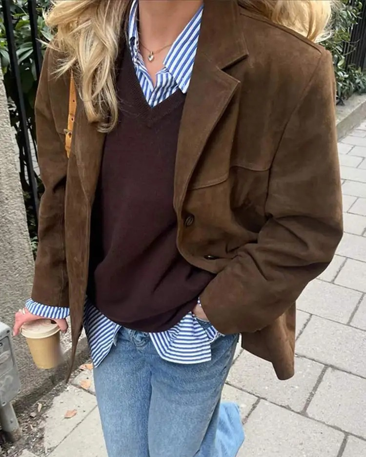Mira | Veste en Daim
