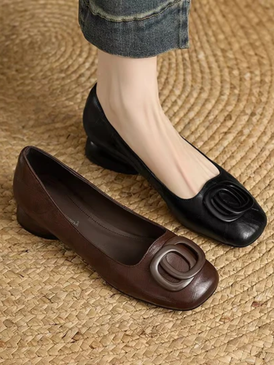 Ballerines Opium en Cuir