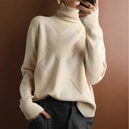 Marcelle | Pull Chunky Col Montant